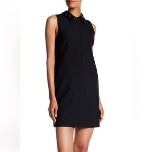 Trina Turk Marta 2 Embellished Collar Dress, Black